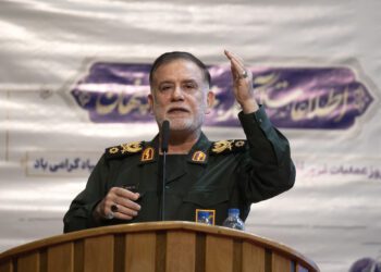 Wakil Komandan Korps Garda Revolusi Islam Iran, Abbas Nilforoushan.