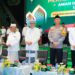 Pj. Gubernur Adhy saat menghadiri acara Do’a Bersama Pilkada Jawa Timur Tahun 2024 serta Peringatan Maulid Nabi Muhammad SAW 1446 H di Lapangan Mapolda Jatim, Kamis (26/7) malam. Sumber foto : Pemprov Jatim