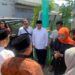 Khofifah Indar Parawansa tampak menghadiri pemakaman putra sulung dari Sekjen DPP Partai Golkar, M.Sarmuji, yang dimakamkan di Surabaya pada Senin (30/9).
