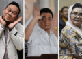 Ketua Tim Pemenangan Masing-Masing Paslon. Dari ki-ka : Cak Lontong, Ariza Patria, dan Siti Fadilah Supari.