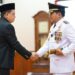 Pelantikan Nur Kholis dan Mohamad Taufik Kurniawan sebagai Pj Bupati Pasuruan dan Pj Walikota Probolinggo.