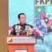 Ketua MPR RI Bambang Soesatyo saat menyampaikan orasinya di perayaan HUT ke-46 FKPPI di Jakarta pada Kamis (12/9/24). Sumber foto : Istimewa.