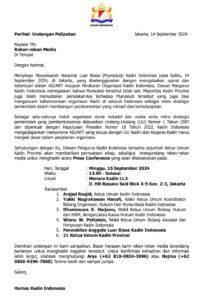Undangan Konferensi Pers Kadin Indonesia Kubu Arsjad