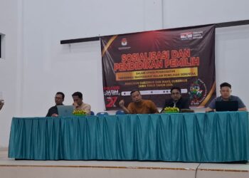 Sosialisasi dan Pendidikan Pemilih Kolaborasi antara KPU Jatim dengan Pimcab PPI Sidoarjo pada Rabu (18/9/24)