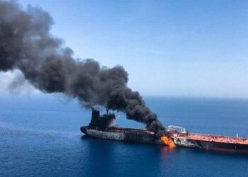 Salah satu kapal di Laut Merah yang dihantam rudal Houthi Yaman