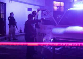 Tempat kejadian di mana jasad Arcos ditemukan di Chilpancingo. Sumber foto : AFP