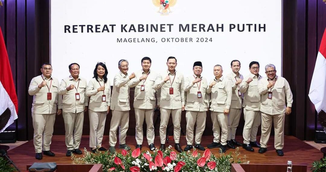 Kementerian Koordinator Bidang Infrastruktur dan Pembangunan Wilayah bersama lima kementerian terkait di Akmil Magelang, Minggu (27/10/2024)