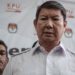 Wakil Ketua Dewan Pembina Partai Gerindra, Hasyim Djojohadikusumo bersama Reza Patria (Kiri) dan Habiburrokhman (Kanan)