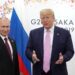 Vladimir Putin dan Donald Trump, dalam pertemuan di Osaka, 28 Juni 2019. Sumber foto : Sputnik/Mikhail Klimentyev/Kremlin via REUTERS
