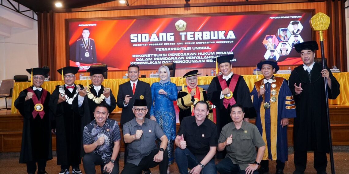 Bamsoet dalam Sidang Terbuka Promosi Doktor Ilmu Hukum di Universitas Borobudur, Jakarta, Selasa (19/11/2024) kemarin.