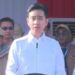 Wakil Presiden Gibran Rakabuming Raka saat Apel Siaga Pengawasan Tahapan Masa Tenang Pemungutan dan Perhitungan Suara Pemilihan Gubernur dan Wakil Gubernur, Bupati, Wakil Bupati, Wali Kota dan Wakil Wali Kota 2024 di Monumen Nasional (Monas), Rabu (20/11/2024).