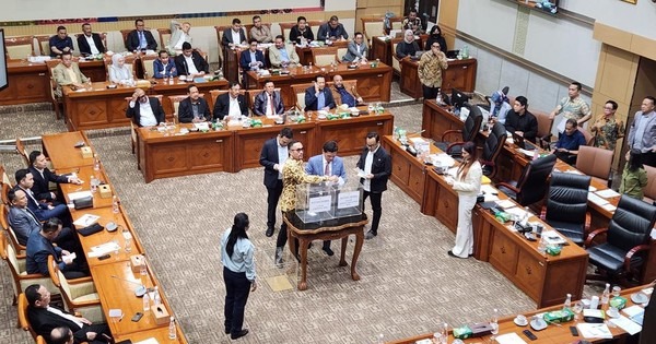 Pemungutan Suara untuk memilih Capim KPK yang dilakukan oleh Komisi III DPR RI, Kamis (21/11/2024).