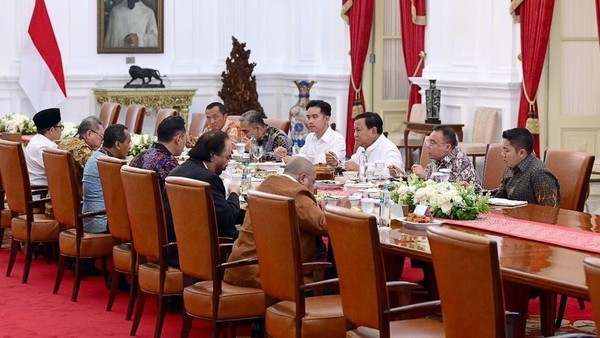 Pertemuan Presiden Prabowo dengan Ketua Umum Partai Koalisi di Istana Negara, Jum'at (1/11/24)