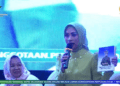 Sri Bahlil dalam acara Seminar Literasi bertema Meningkatkan Peran Perempuan dalam Membangun Budaya Literasi di Lingkungan Keluarga dan Komunitas pada Senin (25/11/2024),