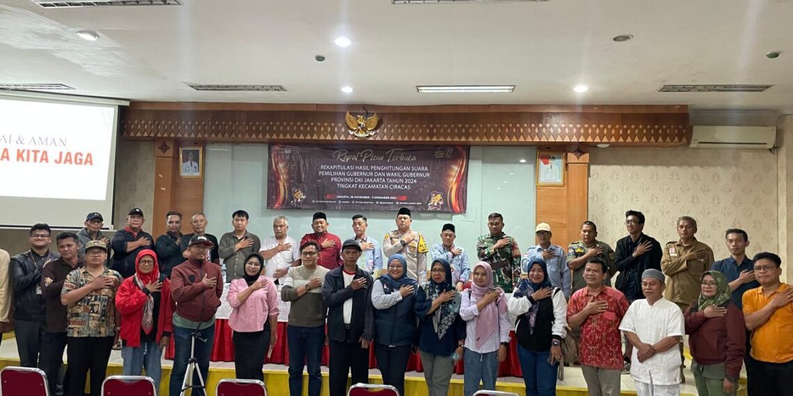 Pleno terbuka KPU DKI Jakarta di Ciracas.