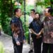 Presiden RI ke-7 Joko Widodo saat silaturahmi ke kediaman pribadi Raja Yogyakarta Sri Sultan HB X di Keraton Kilen Yogyakarta, pada Rabu (15/1/2025). Sumber foto : Humas DIY