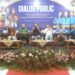 Anggota Komisi II dan Badan Legislasi DPR RI Fraksi Partai Golkar, Ahmad Irawan (tengah) saat menyampaikan pemaparan dalam Dialog Publik bertajuk "Mencari Format Pemilu Terbaik 2029 Melalui Revisi Paket UU Politik: Menakar Tantangan Partai Politik Non-Parlemen", yang diadakan oleh DPP KNPI di Gedung Joeang, Cikini, Jakarta, Jumat (17/1/2025).