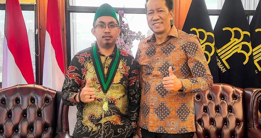 Bidang Hukum, Pertahanan dan Keamanan Pengurus Besar Himpunan Mahasiswa Islam memaparkan program kerja kepada Menteri Hukum yakni Dr. Supratman Andi Agtas, S.H., M.H., hal ini sebagai komitmen HMI dalam mendorong reformasi hukum dan supremasi hukum nasional (15/1) kemarin. Sumber foto : Instagram @officialrrs7