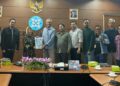 Aliansi Jurnalis Independen (AJI) saat bertemu Dewan Pers di Jakarta, Selasa (21/1/2025).