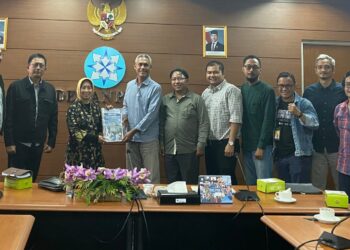 Aliansi Jurnalis Independen (AJI) saat bertemu Dewan Pers di Jakarta, Selasa (21/1/2025).