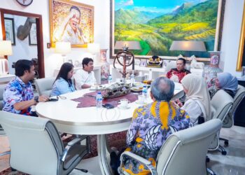 Rapat pengurus hubungan antar lembaga DPP Partai Golkar di Jakarta, Sabtu (25/1/2025).