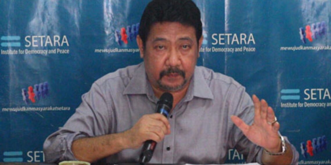 Ketua Dewan Nasional, SETARA INstitute, Hendardi.