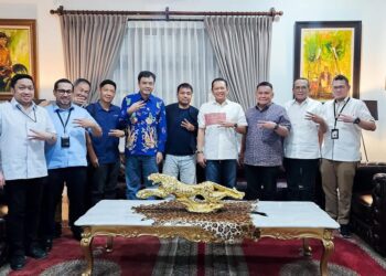 Bamsoet saat menerima Dirut Jakpro Iwan Takwin di Jakarta, Jumat (28/3/25).