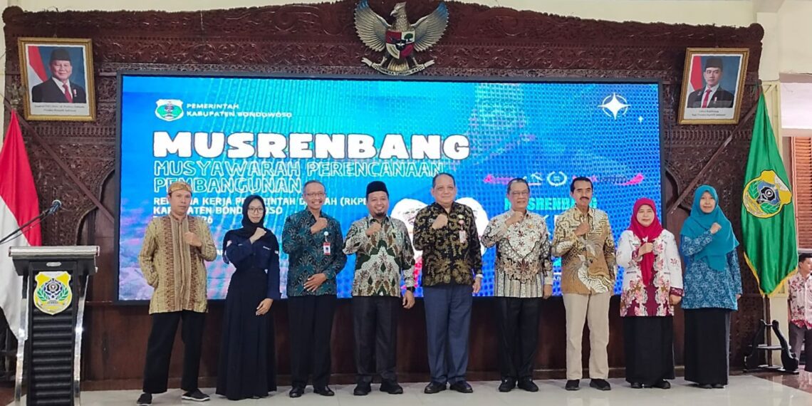 Musyawarah Perencanaan Pembangunan (Musrenbang) Rencana Kerja Pemerintah Daerah (RKPD) 2026 di Pendopo Raden Bagus Assara, Kamis (27/3/2026).
