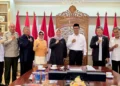 Audiensi panitia MUBES KKSS XII dan PSBM XXV dengan Menteri Pertanian, Andi Amran Sulaiman pada Jum'at (4/4/2025).