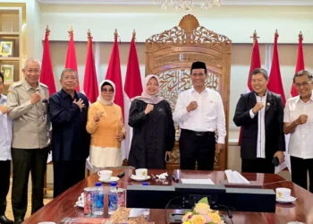 Audiensi panitia MUBES KKSS XII dan PSBM XXV dengan Menteri Pertanian, Andi Amran Sulaiman pada Jum'at (4/4/2025).