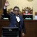 Sekjen PDI Perjuangan Hasto Kristiyanto dalam persidangan di Jakarta pada Jum'at (11/4/2025). Sumber foto : ANTARA.