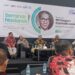 Seminar pengusulan RM Margono sebagai pahlawan nasional yang digelar oleh Serikat Media Siber Indonesia (SMSI) di Aula Dewan Pers Jakarta pada Kamis (10/4/2025).