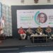 Ketua Dewan Pakar SMSI, Yudhi Chrisnandi, saat menyampaikan sambutan dalam acara seminar Nasional Pengusulan RM Margono Djojohadikusumo sebagai Pahlawan Nasional di Aula Dewan Pers Jakarta pada Kamis (10/4/2025)