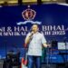 Bambang Soesatyo dalam acara Reuni Ikatan Alumni Lemhanas di Kompleks Parlemen Jakarta pada Jum'at (11/4/2025).