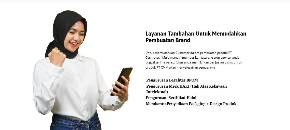 Layanan Tambahan Untuk Memudahkan Pembuatan Brand oleh Maklon Kosmetik.