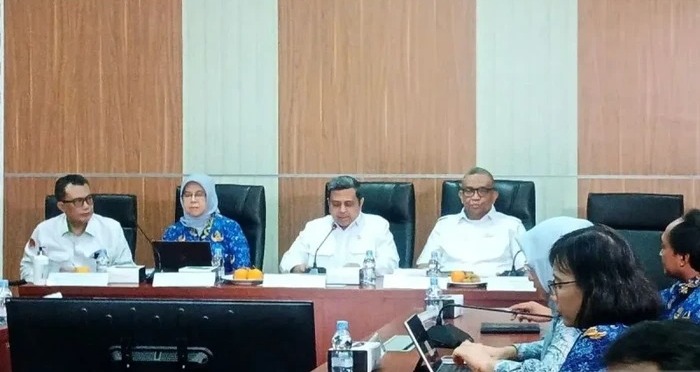 BPJPH dan BPOM saat merilis produk bersertikasi halal tapi mengandung unsur Porcine (Babi).