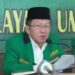 Politisi senior Partai Persatuan Pembangunan, KH.A.Chozin Chumaidy, dalam sebuah acara Partai di Jakarta.