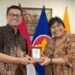 Kepala BPOM, dr.Taruna Ikrar (kiri) bersama Dubes RI untuk India, Ina H. Krisnamurthi,.