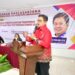 Wakil Menteri Transmigrasi, Viva Yoga Mauladi dalam acara seminar di Universitas Moestopo Beragama di Jakarta pada Jum'at (25/4/2025).