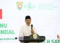 Mensos RI Syaifullah Yusuf dalam sebuah acara PCNU Kendal pada Minggu (27/4/2025).