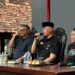 Anggota MPR RI Periode 2024-2029, Ahmad Dhani Prasetyo, dalam sebuah acara Sosialisasi Empat Pilar Kebangsaan di Surabaya pada Rabu (23/4/2025)