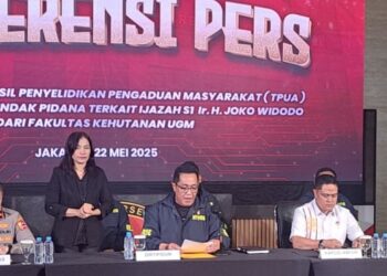 Konferensi Pers Bareskrim Polri terkait Dugaan Ijazah Palsu Jokowi.