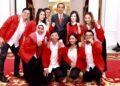 Jajaran DPP PSI saat bertemu Presiden Jokowi. Sumber Foto: Raja Juli Antoni