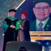 Pemberian gelar kehormatan untuk Cak Imin dari Bodhisastra University Florida, USA yang diwakili politisi PKB, Luluk Hamidah.