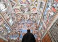 Kapel Sistina bersiap untuk Konklaf 2025 ( Sumber Foto : AFP)