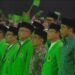 Jokowi saat hadir dalam acara Harlah ke-50 PPP di ICE BSD Tangerang, Jum'at (17/2/2023). Sumber foto : DETIK.COM