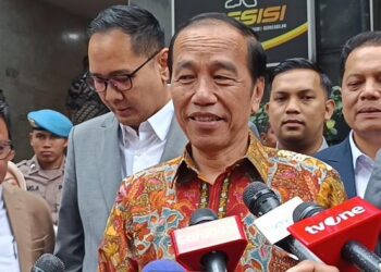 Jokowi Di Polda Metro Jaya. Sumber foto ; DETIK