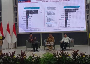 Talk Show & Stand Up Comedy bertajuk "Membangun Sumber Daya Manusia dan Kependudukan Bangsa Menuju Indonesia Emas 2045" di DPP Partai Golkar, Slipi, Jakarta, pada Kamis (15/5/2025)