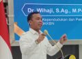 Menteri Kependudukan dan Pembangunan Keluarga/BKKBN, Wihaji, dalam acara Talk Show & StandUp Comedy DPP Partai Golkar bertajuk Membangun Sumberdaya Manusia Dan Kependudukan Bangsa Menuju Indonesia Emas 2045 bertempat di DPP Partai Golkar, Slipi Jakarta pada Kamis, (15/5/2025)