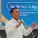 Menteri Kependudukan dan Pembangunan Keluarga/BKKBN, Wihaji, dalam acara Talk Show & StandUp Comedy DPP Partai Golkar bertajuk Membangun Sumberdaya Manusia Dan Kependudukan Bangsa Menuju Indonesia Emas 2045 bertempat di DPP Partai Golkar, Slipi Jakarta pada Kamis, (15/5/2025)